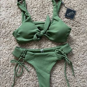 Green bikini
